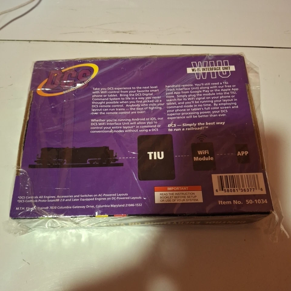 MTH WIU Wi-Fi Interface Unit DCS Command 50-1034 NEW IN UNOPENED BOX - Image 3 of 4