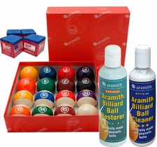 Aramith Continental bilie 57,2 biliardo pool Aramith Celaner e Aramith Restore