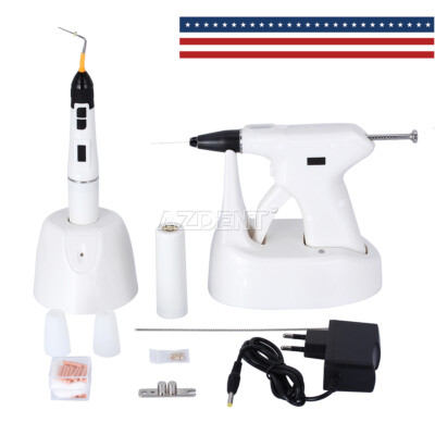 Dental Endo Obturation System Gun+ Heated Pen +Percha Gutta tips