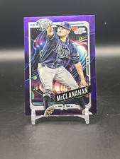 Shane McClanahan 2024 Topps Cosmic Chrome Purple Nebula Refractor /150