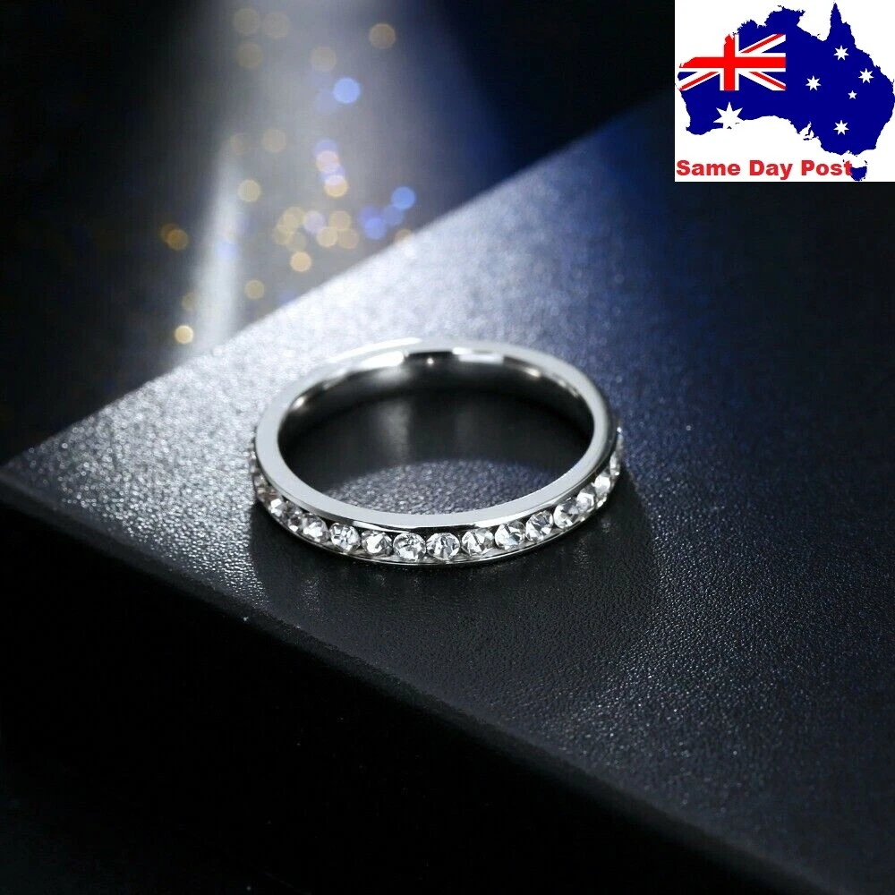 Cz wedding band deals