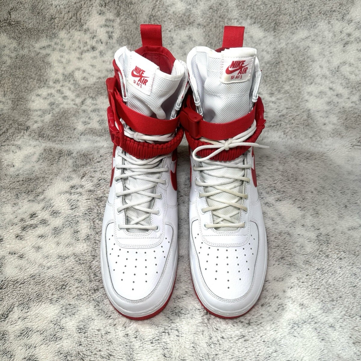 Nike SF AF1 Air Force 1 High University Red Mens Size 13