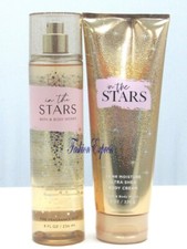 BATH  BODY WORKS IN THE STARS BODY MIST  BODY CREAM SET FULL SIZE 