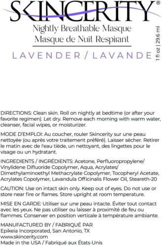 Skincerity Nightly Breathable Masque - Lavender | Revolutionary Roll-On Hydra... - Picture 7 of 8
