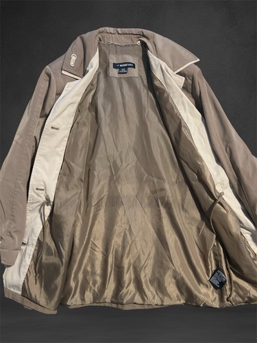 Parka Coat Size M Khaki Tan Soft Fully Lined Jacket Weather Tamer Poly/Nylon - Picture 3 of 5