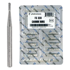 10 FG 330 Carbide Dental Burs High Speed Handpiece Friction Grip Drill Bits