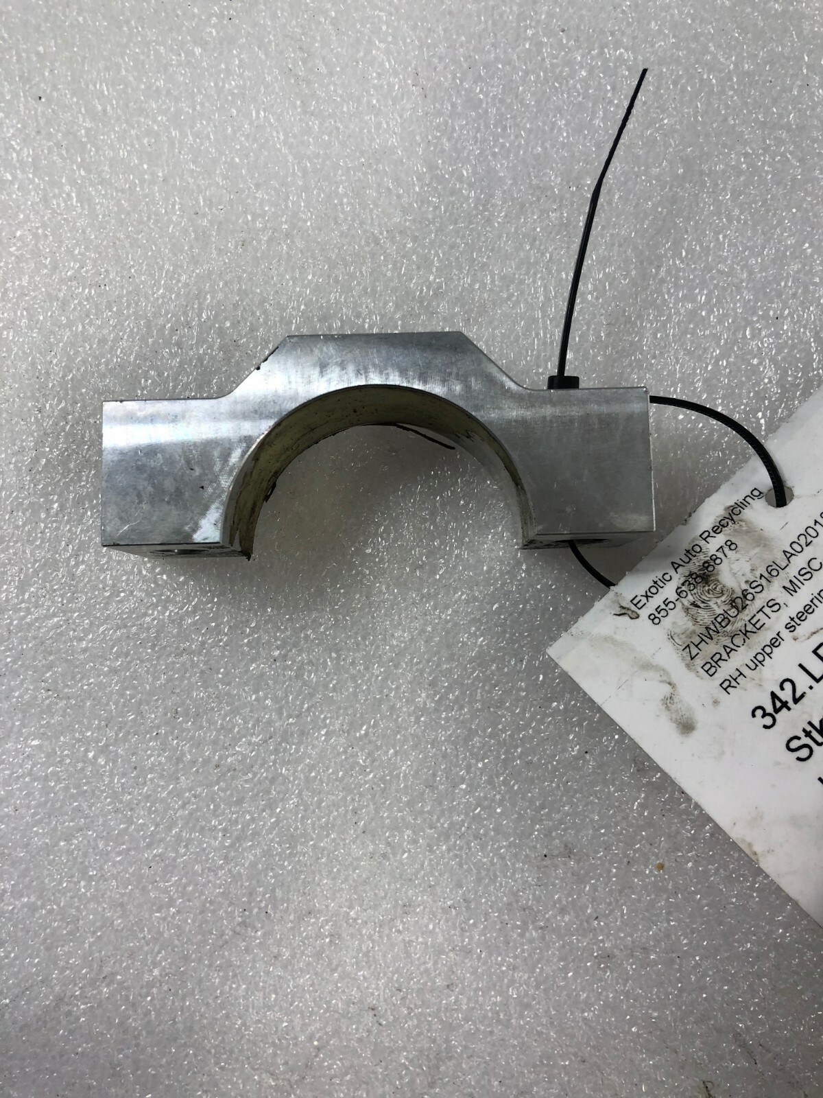Lamborghini Murcielago, RH, Upper Steering Rack Bracket, Used, P/N 410422761A