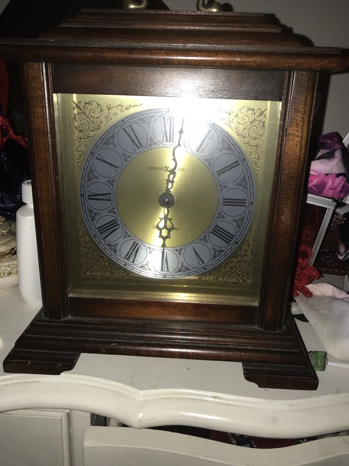 Howard Miller Medford Dual Chime Mantle Clock 612-481 Made in US Beautiful Piece