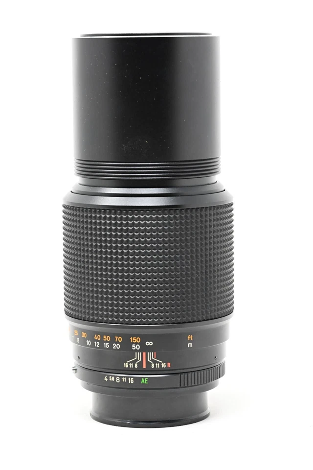 Lente teleobjetivo principal Konica Hexar AR 200 mm f/4 montura Canon FD (#B8) Foto 2 de 4