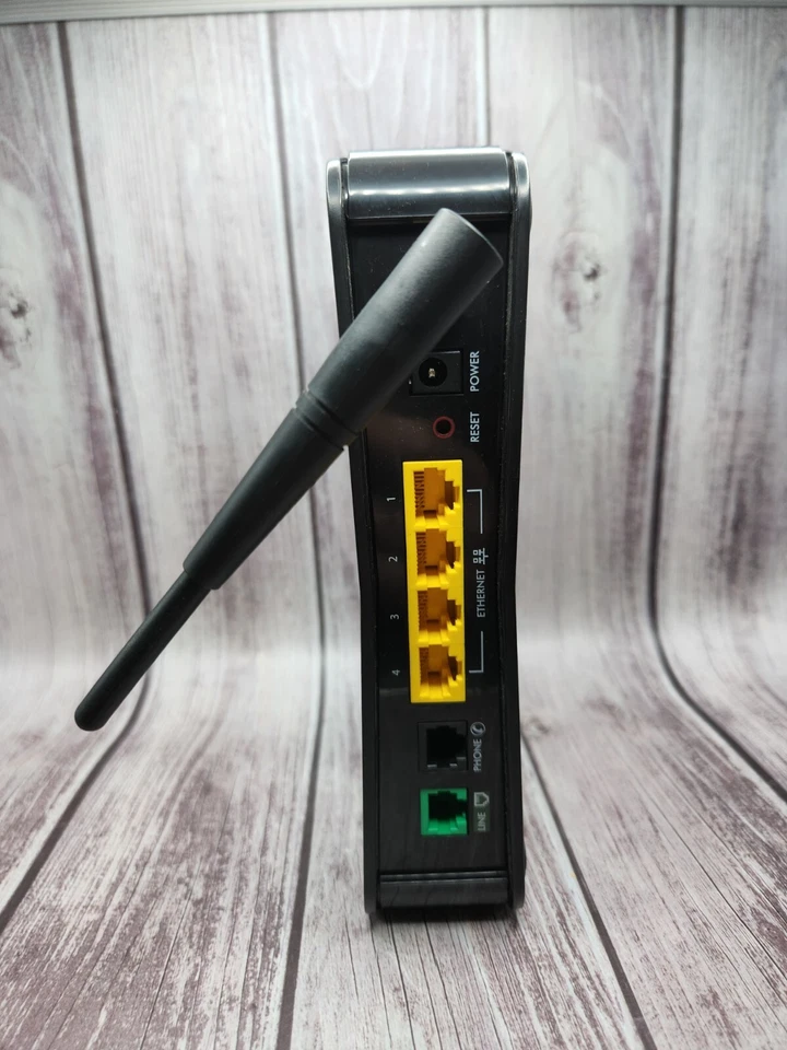 Qwest CenturyLink ZyXel PK5000Z 4 Port Modem Wireless Wi-Fi Router Tested - Image 4 of 4