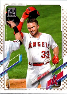 2021 Topps Series 1 Gold Star Parallel MAX STASSI LOS ANGELES ANGELS #168 