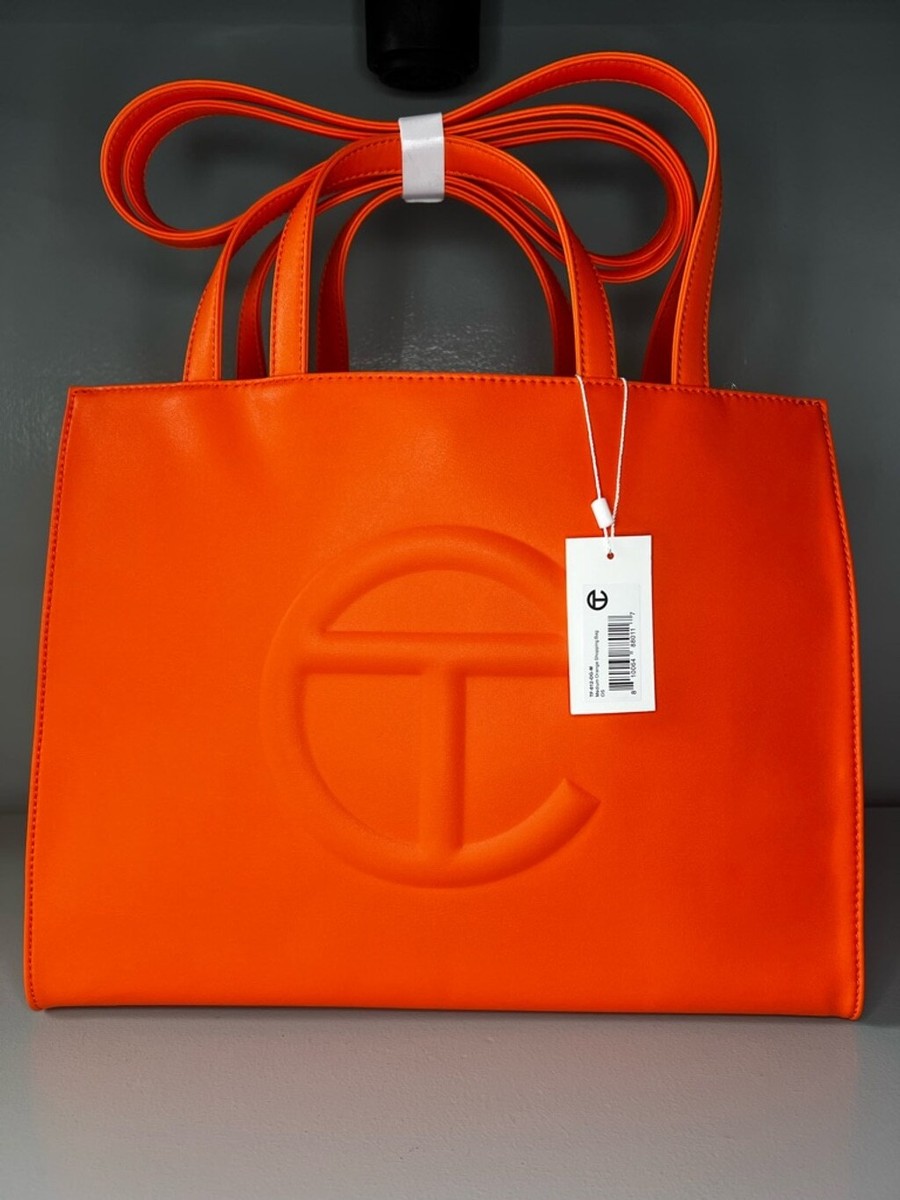 ⭐︎新品・正規品⭐︎TELFAR オレンジ　Mサイズ Medium orange telfar Shopping Bag | eBay