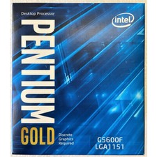 Intel Pentium Gold G5600F Desktop Processor 2 Core 4 Thread 3.9 GHz LGA 1151 54W