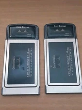 LOT OF 2 CISCO AIRONET 350 SERIES WIRELESS LAN NETWORK ADAPTER AIR-PCM350