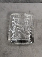 Vintage Glass Photo Frame With Ridges Design