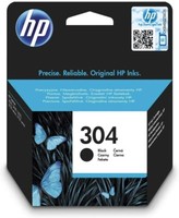 Original Hp 304 Bk Tinte Patrone 2620 2621 2622 2623 2634 3720 3720 3730 3732