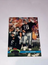 1991 Stadium Club Jeff Jaeger . Los Angeles Raiders #221