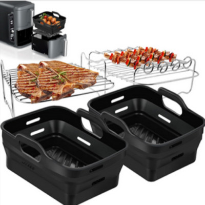 6 Stück Große Silikon Luft Friteuse Einlagen für Ninja AF400UK AF500UK Turm T17088 9L+