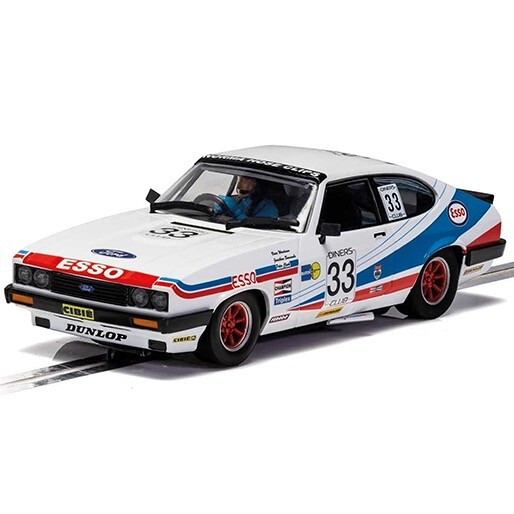 Scalextric C4222 Ford Capri MKIII Spa 24 Hours 1981 1:32 analog slot car