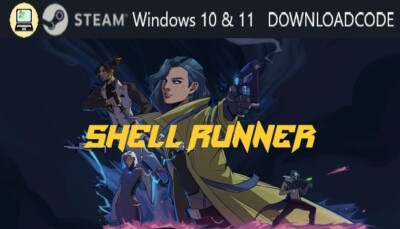 NEU PC Computer Spiel Shell Runner für Windows 10 11 STEAM Downloadcode Game Key