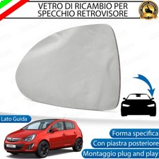 SPECCHIETTO OPEL CORSA D RESTYLING SPECCHIO RETROVISORE SINISTRO TERMICO