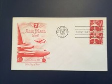 ICOLLECTZONE US C61 Pair FDC  First Day Cover  (E100)