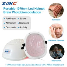 1070nm Brain Photobiomodulation Helmet Infra Light 40Hz Therapy for Parkinson