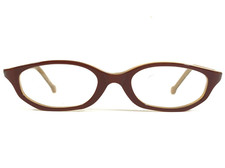 Vintage la Eyeworks Eyeglasses Frames MATILDA 757 Brown Burgundy Red 47-20-120