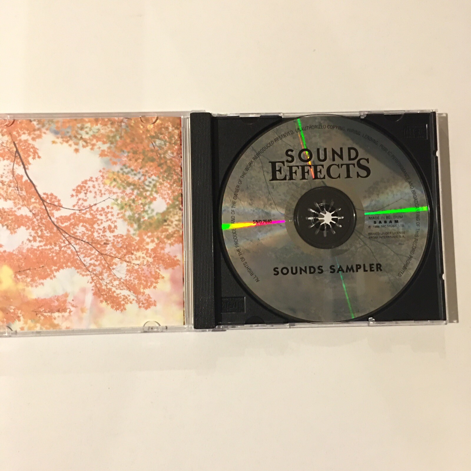 Sound Effects For Video And Film CD 1998 IMC Sabam