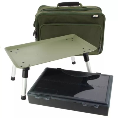 NGT Carp Case System PLUS Bivvy Table Tackle Box und Two Tier Bag System NEU