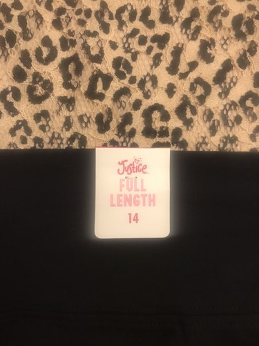 Justice Girls Spring Animal Print Shirt, Sz 16/1 8 & Foil Leggings, Size 14, NWT - Picture 9 of 12