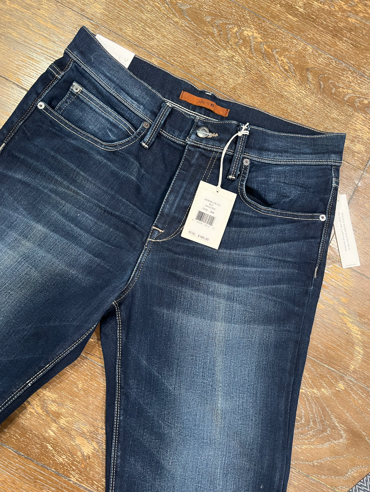 Jeans Joe's Uomo Ledger Savile Fila Vestibilità Dritta Slim Apertura Gamba 30 Nuovi con etichette