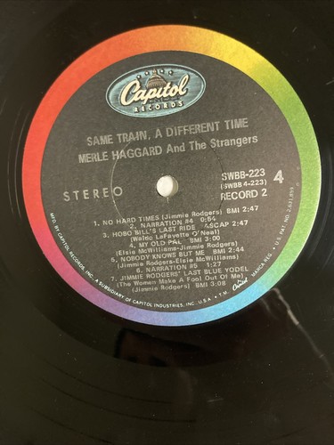 Merle Haggard: Same Train, A Different Time 2x LP Vinyl VG+/VG+ Jimmie Rodgers - Picture 14 of 14