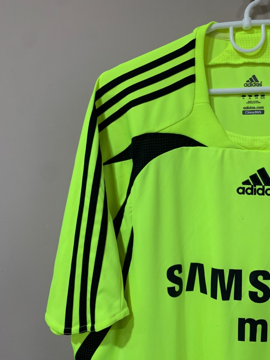 Chelsea London 2007/08 Away Football Shirt Adidas Soccer Jersey