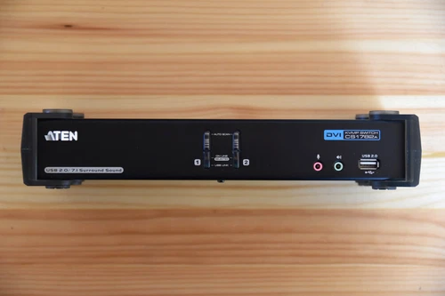 Aten CS1782A 2-Port USB DVI Dual Link/7.1 Audio KVM Switch