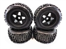 v6 Arrma Notorious 6s BLX dBoots Backflip Tires Black 17mm Wheels Kraton Outcast