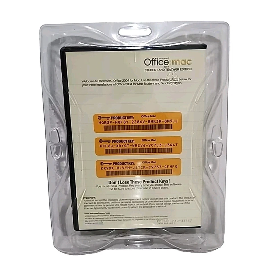 MICROSOFT OFFICE: MAC 2004 STUDENT AND TEACHER EDITION 3 INSTALLS FOR MAC OS X - Image 4 of 4