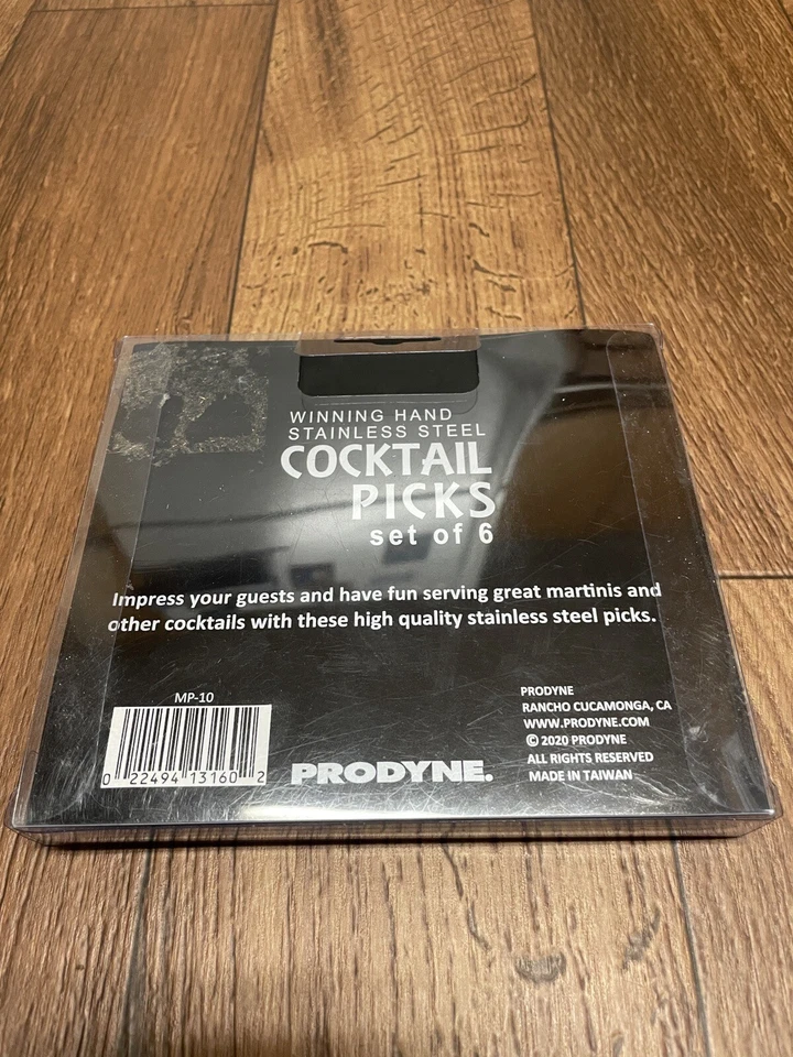 Selecciones de bebidas de cóctel Prodyne Winning Hand nuevas en caja Foto 2 de 2
