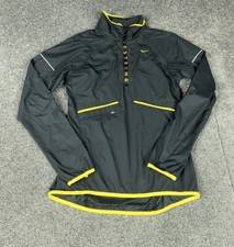 Nike Livestrong Jacket Womens Extra Small Black 1/2 Zip Cycling Windbreaker