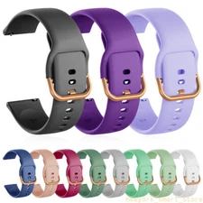Silicone Watch Band For Samsung Galaxy Watch 3 41 5 6 7 Active 2 40 42 44m Strap