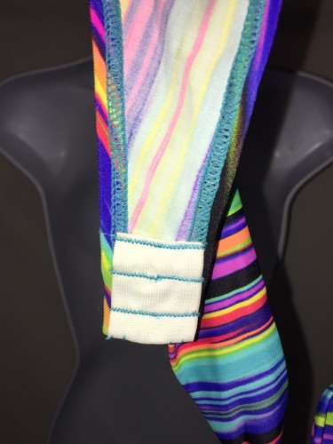 Smart & Sexy Damen 36C Bademode Neckholder Bikini Oberteil Mehrfarbig Streifen Bügel - Bild 5 von 5