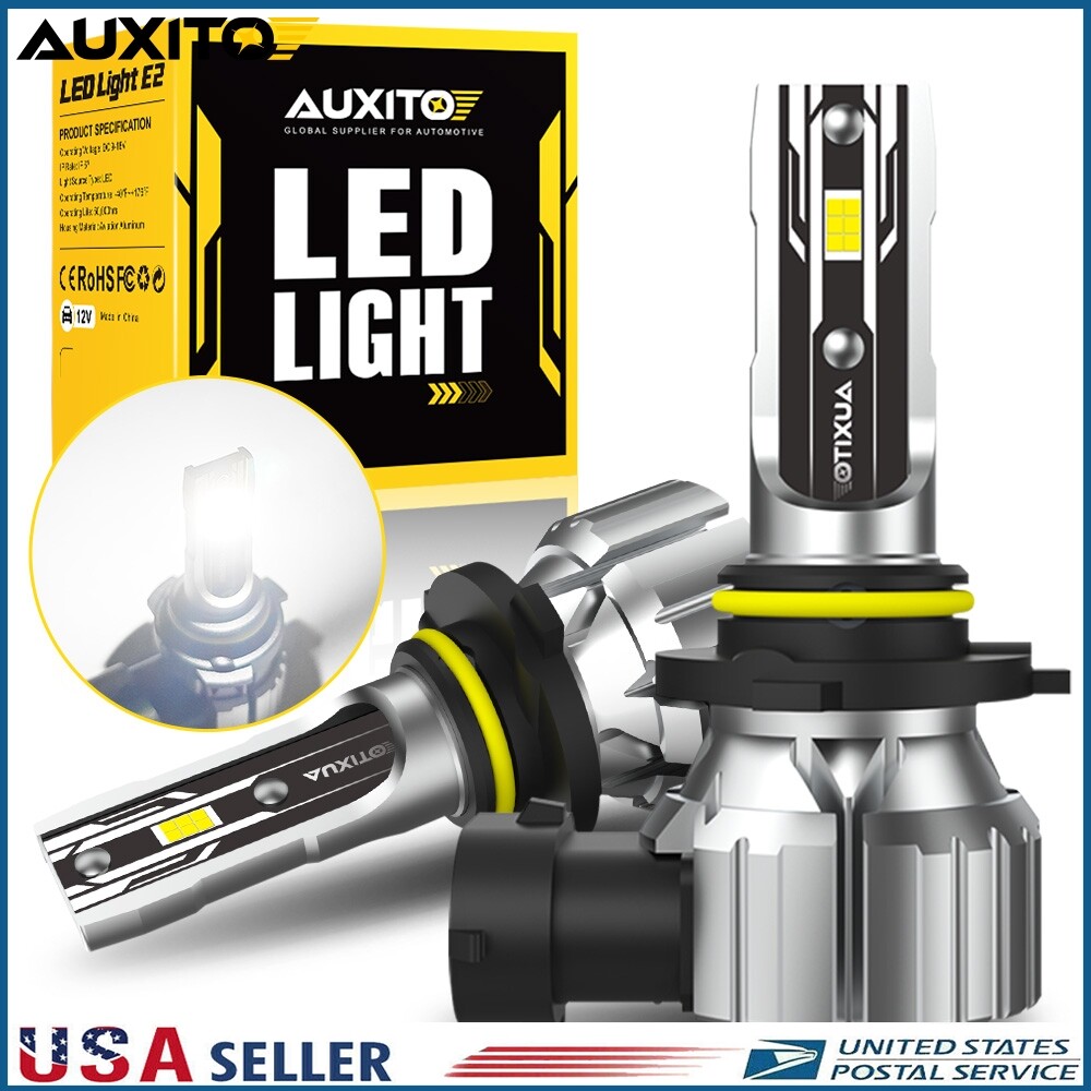 9005 HB3 LED Headlight Bulbs 6500K White 60000LM High Low Beam Kit  