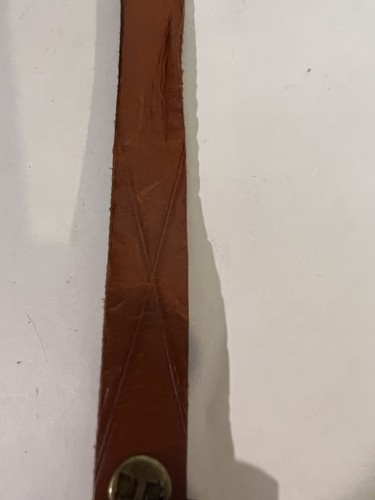 Bed Stu "Dylan" Skinny Brown leather belt Women’s Sz M - Picture 4 of 4