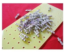 50pcs Turret Lug 11.6mm Overall Length 2.6mm Diameter for 3mm Terminal Board AMP
