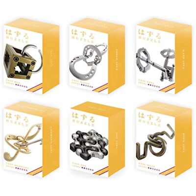 HANAYAMA Huzzle cast Level 2  6 types set Puzzle disassemble block puzzle Japan