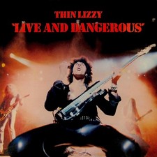 THIN LIZZY Live and Dangerous BANNER HUGE 4X4 Ft Fabric Poster Tapestry Flag art