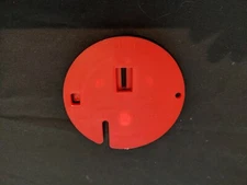 General Foam Replacement BACK PLATE For Blow Mold Medium Base Light Cord (RED)