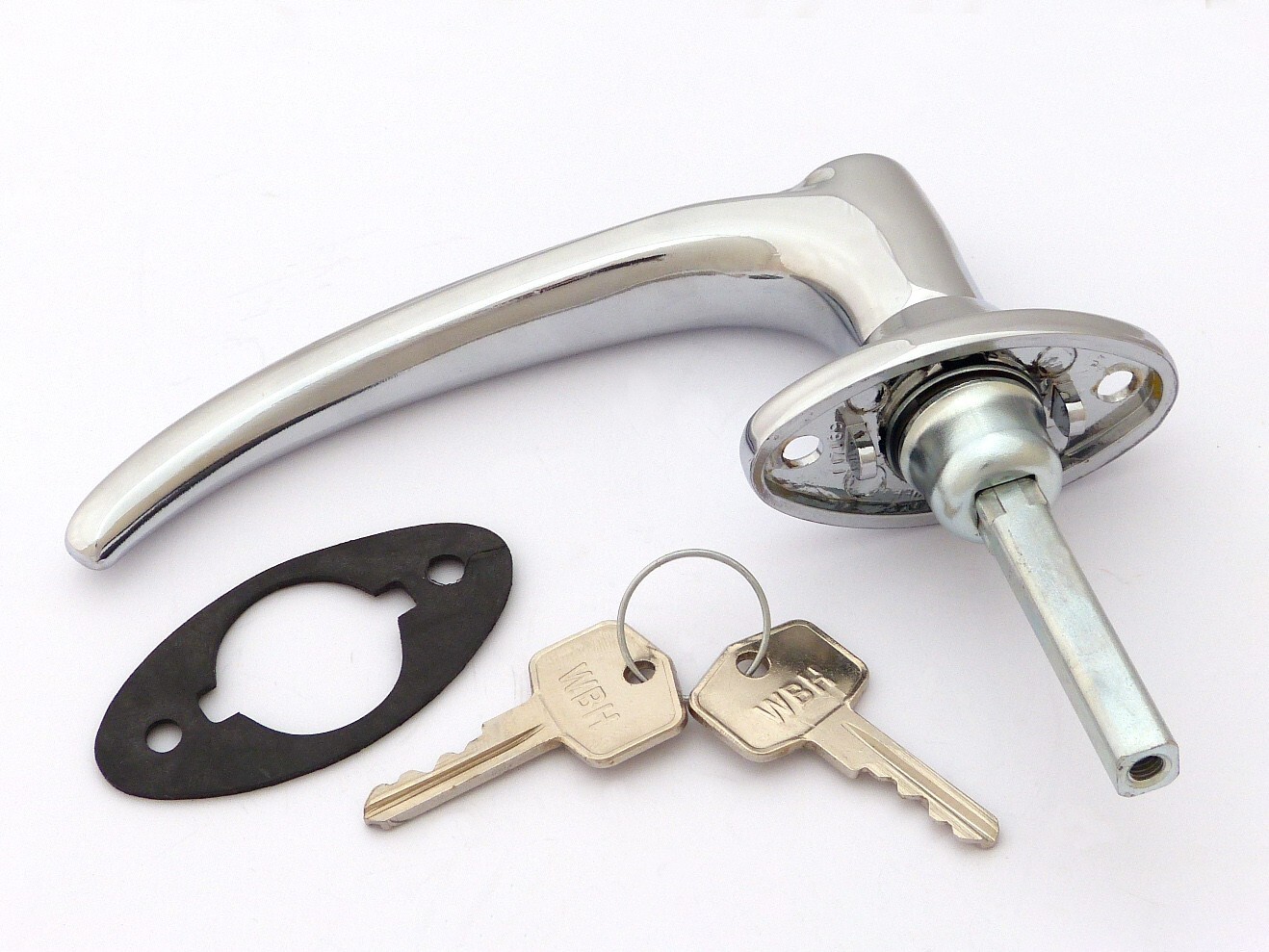 WBH EO Morris Minor Traveller & Van Chrome Locking Rear Door Handle