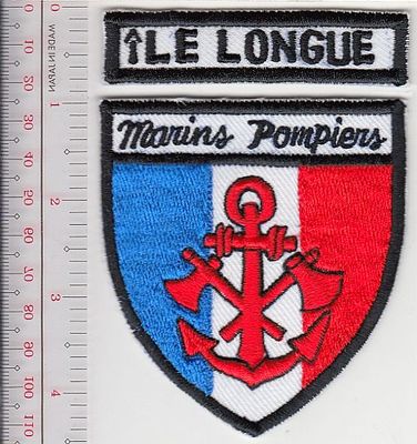 Fire Boat France Ile Longue Fire Department FB Bateau-Pompe Marin NO TARIFF