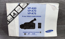 Samsung VP-H65 VP-H66 Hi-Band Hi8 Camcorder Manual